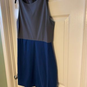 Cynthia Rowley XL dress - navy blue & gray